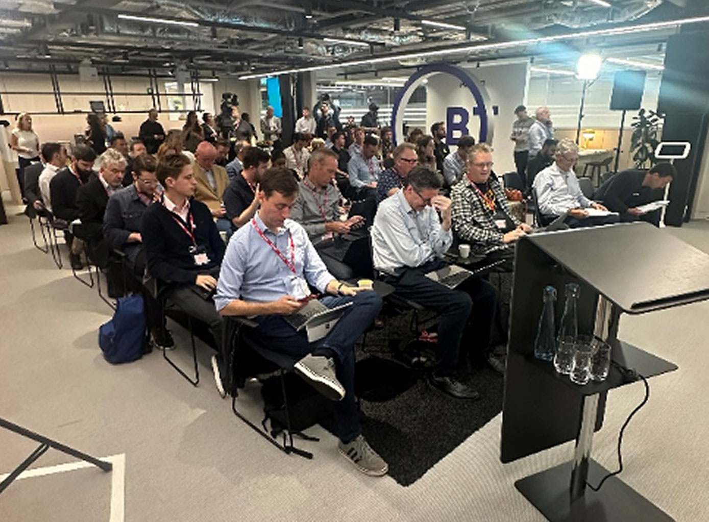 A press conference hosted at BT HQ for the launch of its UK 5G SA network.