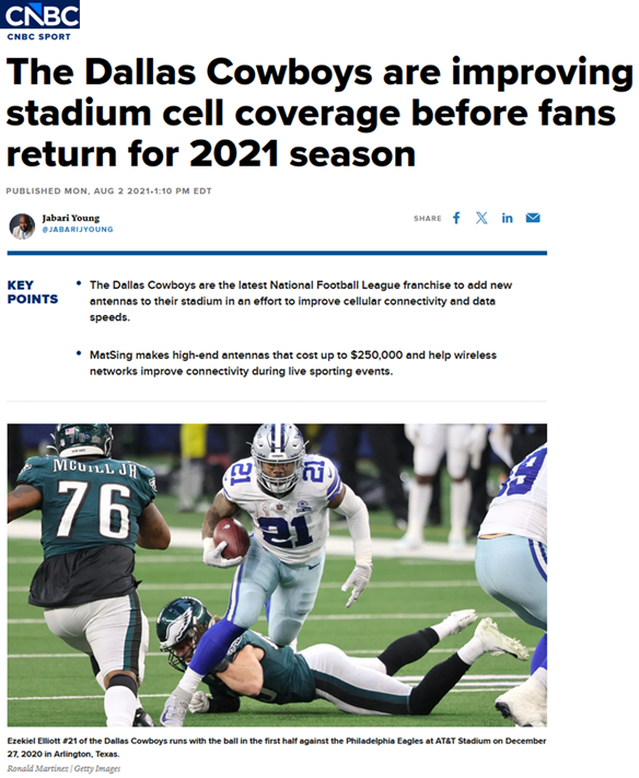 MatSing at Super Bowl