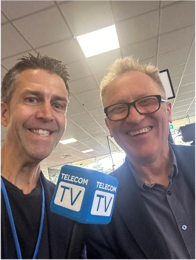 Paul Nolan, Co-MD of Hoffman UK,and Ray Le Maistre, TelecomTV